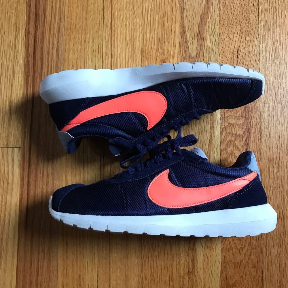Nike Roshe LD 1000 Women's Navy Blue Mango Sneakers 9.5